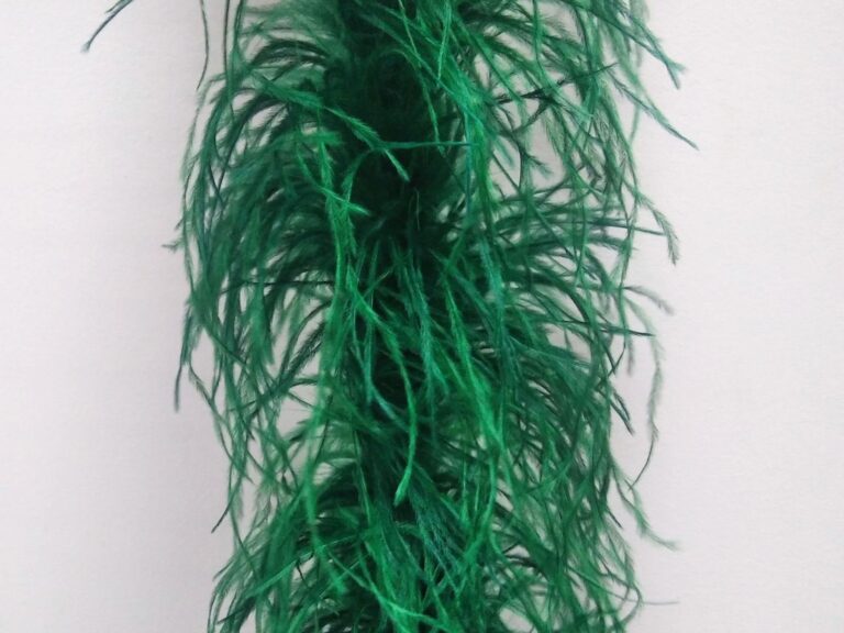 Ostrich Feather Boa 4 Ply - EMERALD/EMERALD GREEN