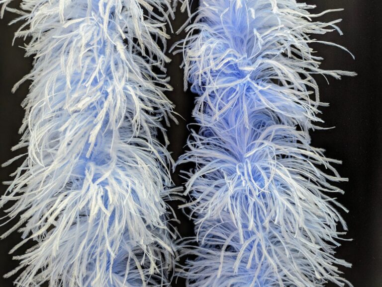 Ostrich Feather Boa Lux 5 Ply - BLUEBELL