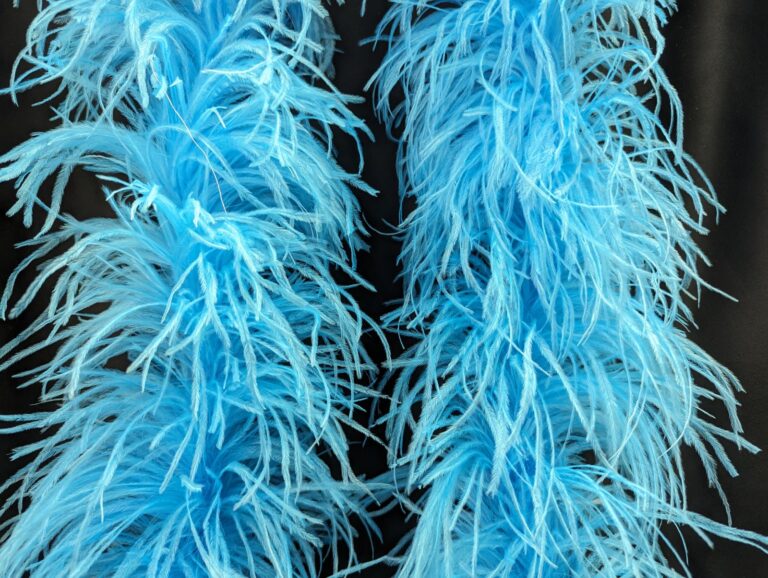 Ostrich Feather Boa Lux 5 Ply - BLUE PARADISE