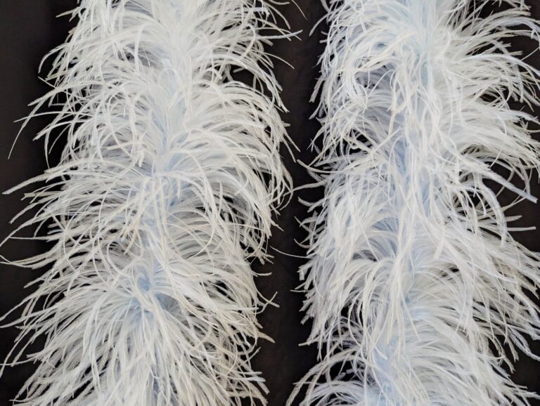 Ostrich Feather Boa Lux 5 Ply - ICE BLUE
