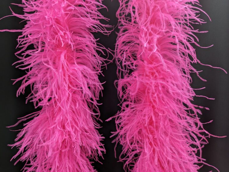 Ostrich Feather Boa Lux 5 Ply - PINK FIZZ